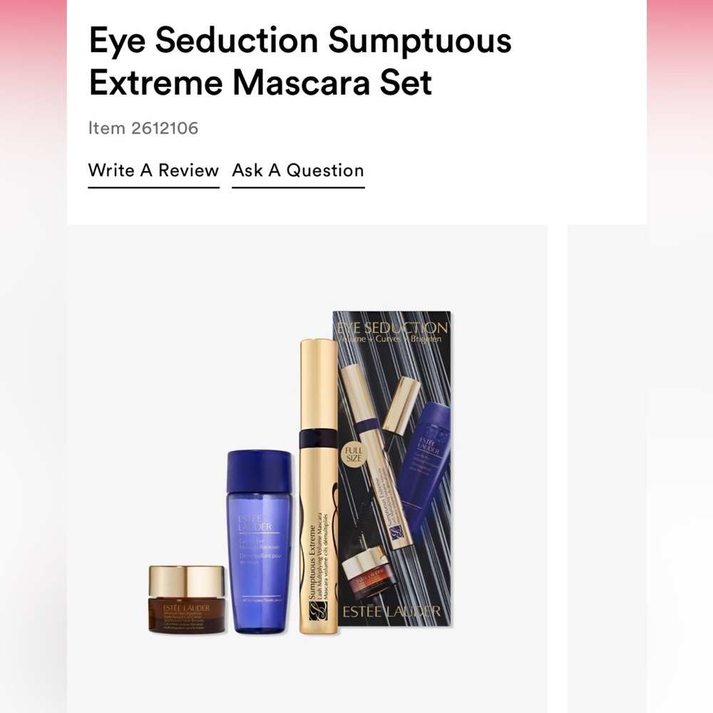 Estée Lauder Eye Seduction Sumptuous Extreme Mascara Set